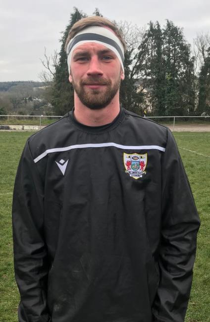 Bob Froy - try for St Davids Bob Froy - try for St Davids